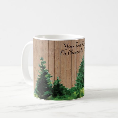 Rustic Camping Adventure Off Grid Outdoors Forest Coffee Mug