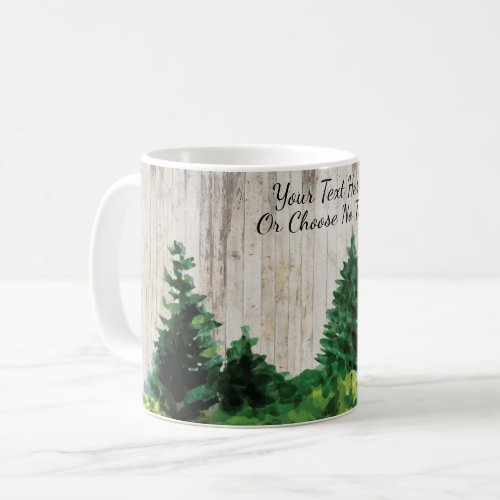 Rustic Camping Adventure Off Grid Outdoors Forest Coffee Mug