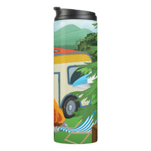 Rustic Campsite Thermal Tumbler