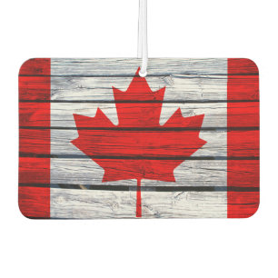 Rustic Canadian Flag Air Freshener