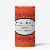 Rustic Candle Company Supplies Pillar Candle