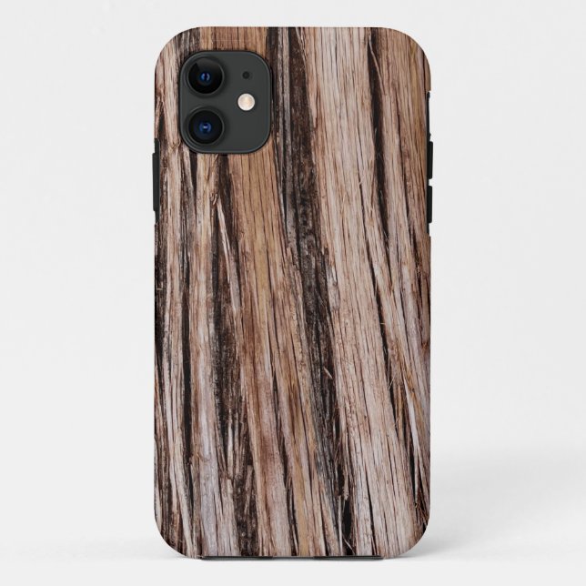 Rustic cedar bark nature tree outdoors pattern Case-Mate iPhone case (Back)