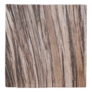 Rustic cedar bark nature tree outdoors pattern duvet cover