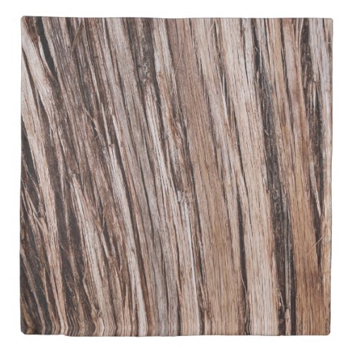 Rustic cedar bark nature tree outdoors pattern duvet cover