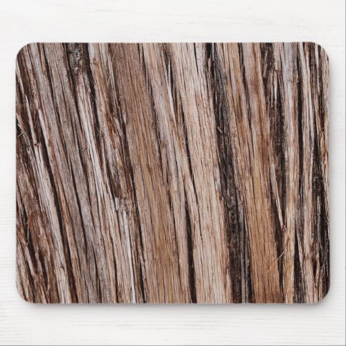 Rustic cedar bark nature tree outdoors pattern mouse pad