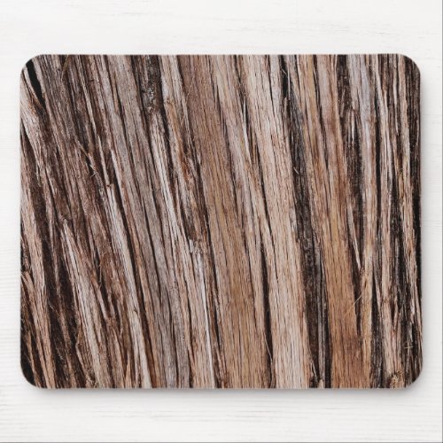 Rustic cedar bark nature tree outdoors pattern mouse pad