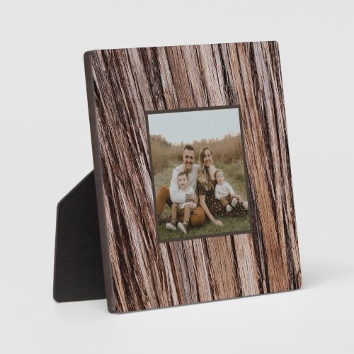 Rustic cedar bark nature tree outdoors pattern plaque