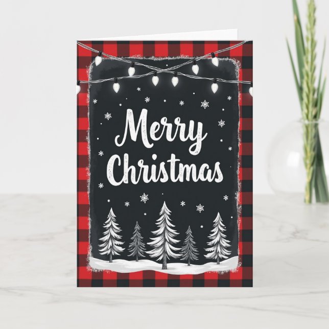 Rustic Chalkboard Card (Front)