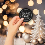 Rustic Chalkboard Christmas Bible Verse Typography Classic Round Sticker<br><div class="desc">Rustic Christmas Bible Verse Typography Round Stickers or Envelope Seals featuring a rustic chalkboard style background and elegant typography of Luke 2:11.</div>