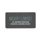 Rustic Chalkboard Wedding Label | Zazzle