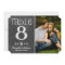 Rustic Chalkboard Wedding Photo Table Number Card