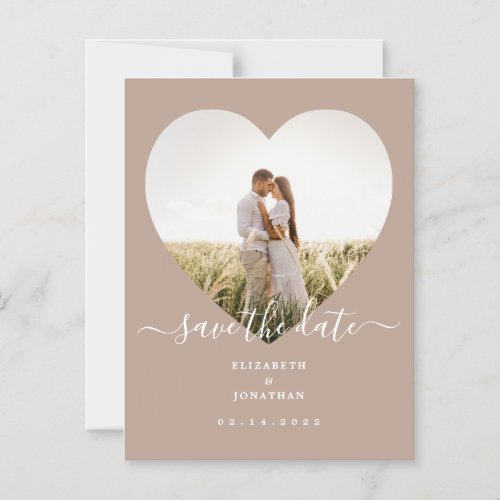 Rustic Champagne Wedding Picture Save The Date Magnetic Invitation