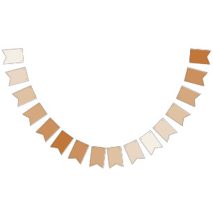 Rustic Charm Bunting Banner Flags - Warm Gradient