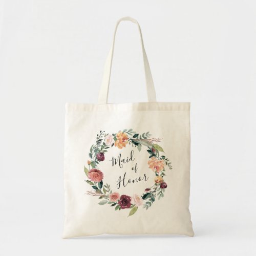 Rustic Charm  Maid of Honor Tote Bag