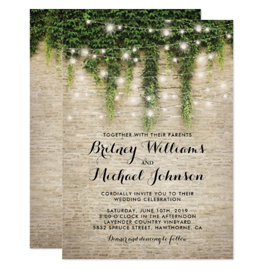 church invitation cards