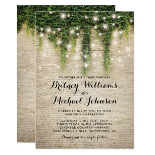 Vineyard Wedding Invitations Zazzle