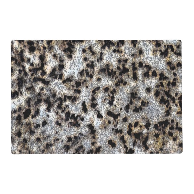 Rustic Cheetah Print Design Placemat (Front)