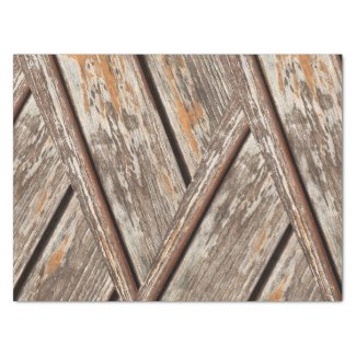 Rustic Chic Chevron Geometric Wood