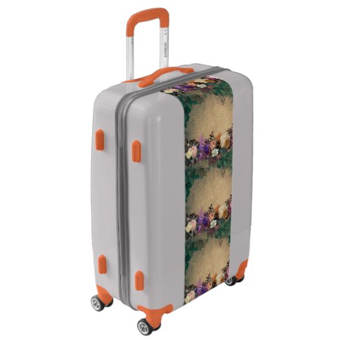 Rustic chic french country floral patterntrendy luggage