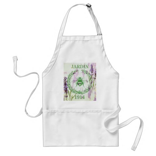 rustic chic french country lavender vintage bee adult apron