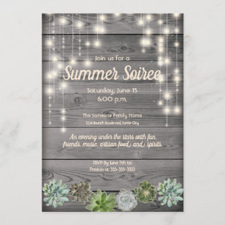 Rustic Chic Invitation