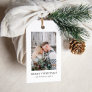 Rustic Chic | Photo Christmas Holiday Gift Tags