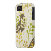 Rustic chic sparrow swallow bird shabby pattern Case-Mate iPhone case (Back Left)