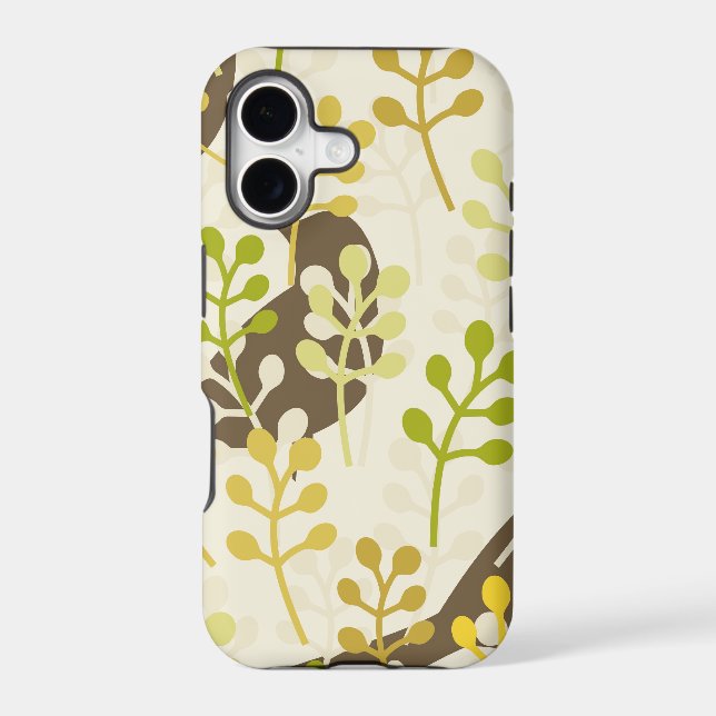 Rustic chic sparrow swallow bird shabby pattern iphone case (Back)