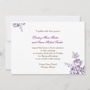 Rustic Chic Wedding Invitation