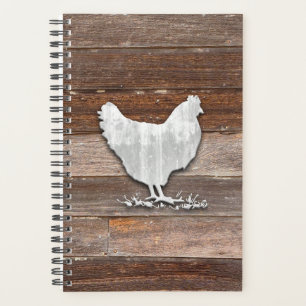 Rustic Chicken (Brown Boards) Planner