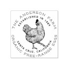 Rustic Chicken Drawing | Custom Family Egg Farm