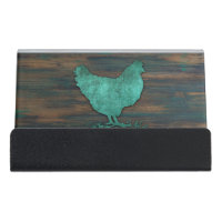Rustic Chicken (Teal)