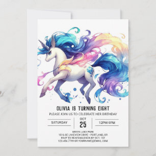 Rustic Children Horse Birthday Invitation