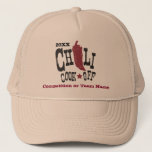 Rustic Chili Cook Off Competition Trucker Hat at Zazzle