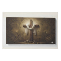 Rustic Christian Cross Canvas Print | Jesus Cross