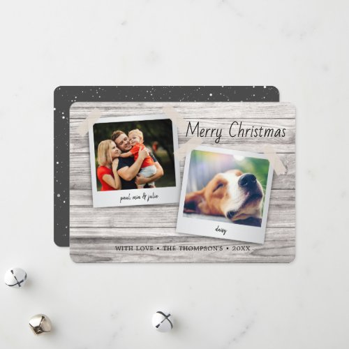 Rustic Christmas Holiday Wood Pinup Photos