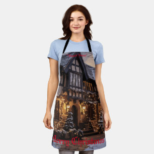 Rustic Christmas Magic Apron