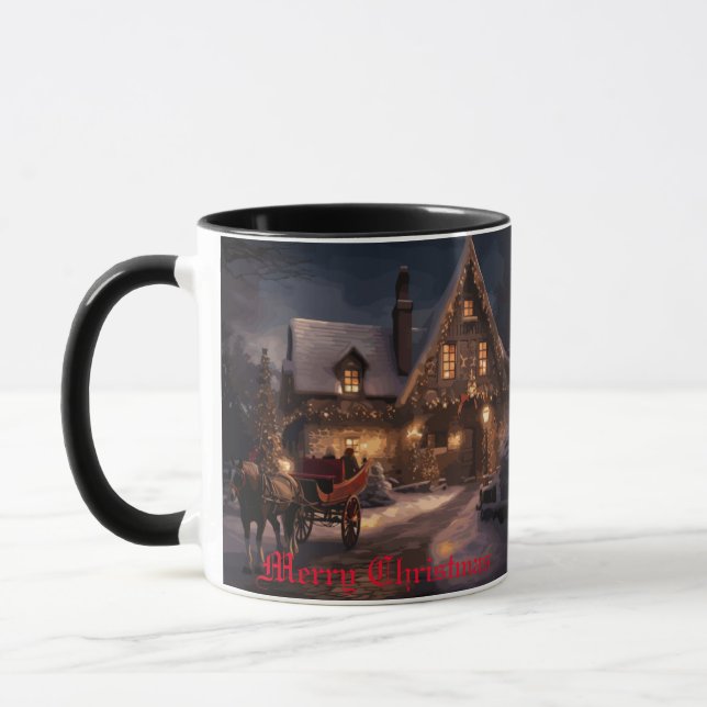  Rustic Christmas Magic Mug (Left)