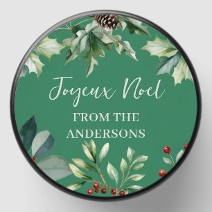 Rustic Christmas Party Plate Mini Candle Favors