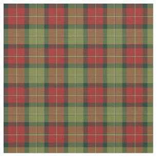 Rustic Christmas Plaid Fabric