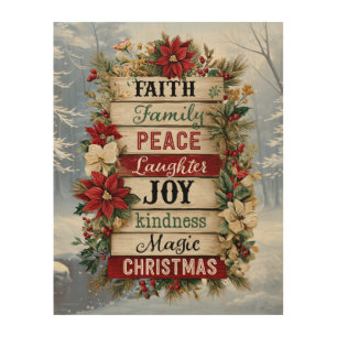 Rustic Christmas Sign