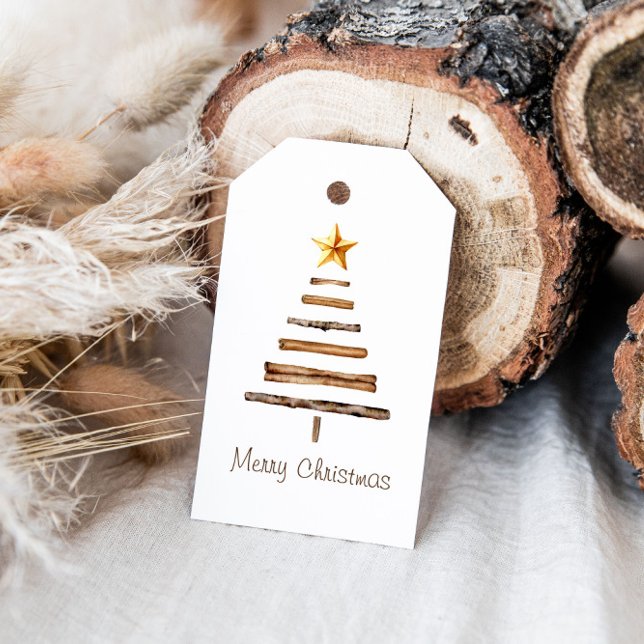 Rustic Christmas Tree Gift Tags (Creator Uploaded)
