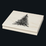 Rustic Christmas Tree Rubber Stamp Etched<br><div class="desc">Rustic Christmas Tree rubber stamp Etched.</div>