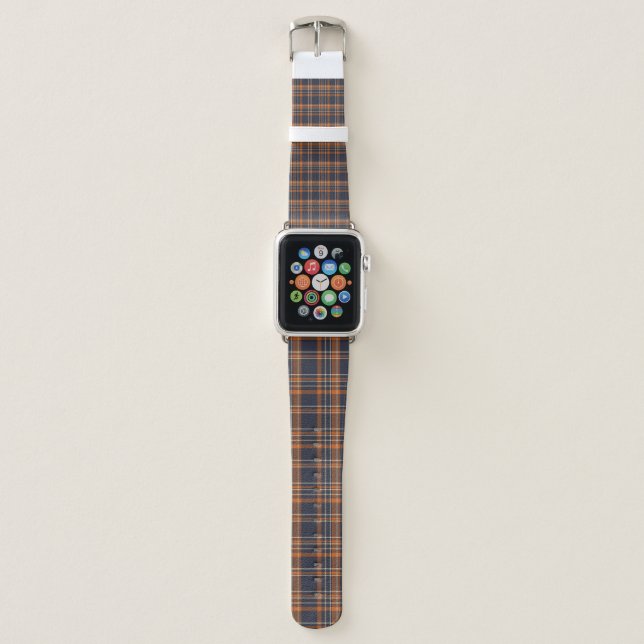 Rustic Christmas/winter plaid   Apple Watch Band (Front)