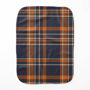 Rustic Christmas/winter plaid  Baby Burp Cloth