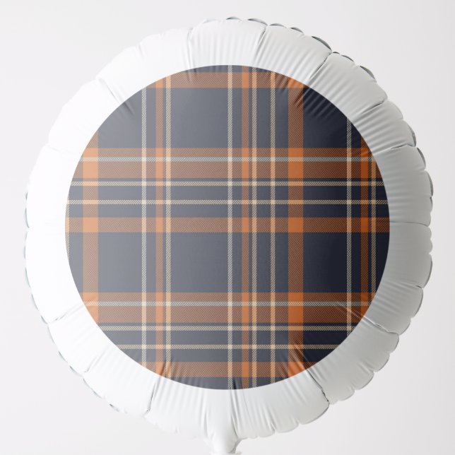 Rustic Christmas/winter plaid  Balloon (Front)