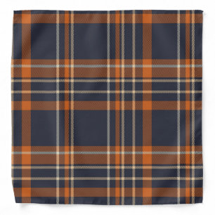 Rustic Christmas/winter plaid Bandana