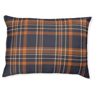 Rustic Christmas/winter plaid Pet Bed