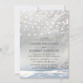 Rustic Christmas Winter Wedding Invitation (Front)