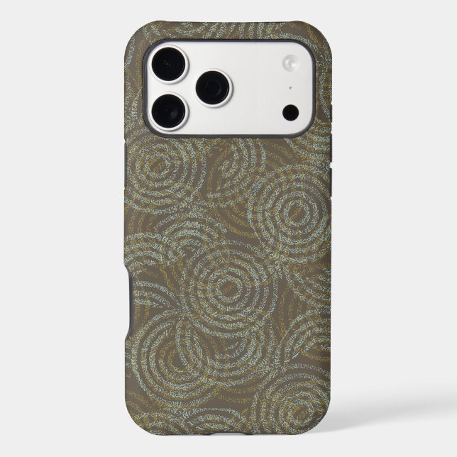 Rustic Circle Song iPhone Case (Back)
